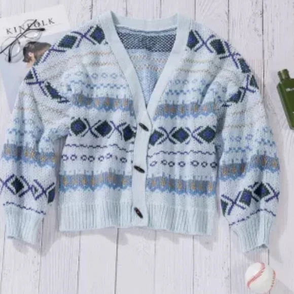 New boutique Aztec toggle cardigan - Picture 9 of 16